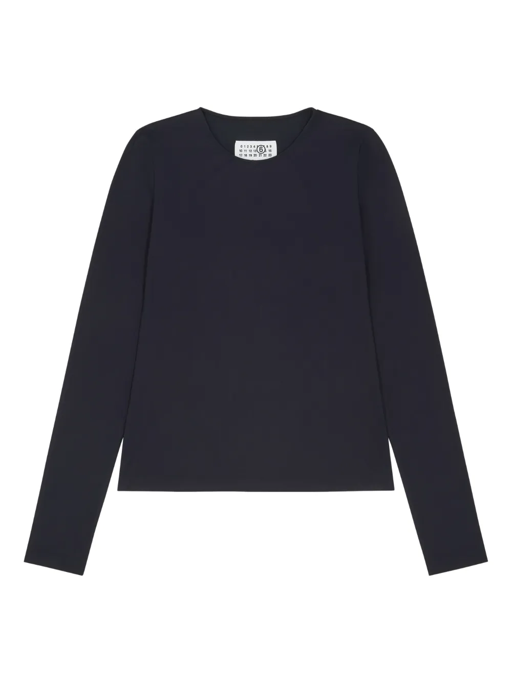 MM6 Maison Margiela long-sleeved T-shirt - Blu