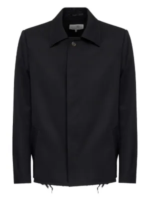 MM6 Maison Margiela zip-up Shirt Jacket | Black | FARFETCH ZA