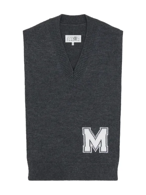 MM6 Maison Margiela écharpe à motif géométrique