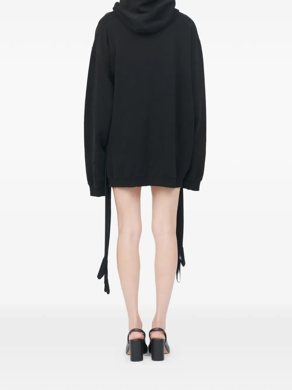 MM6 Maison Margiela Jurk met capuchon Zwart