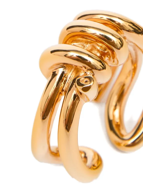 MM6 Maison Margiela Knot Ring | Gold | FARFETCH