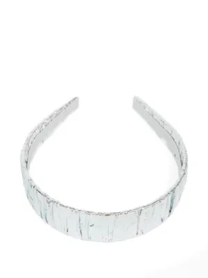 MM6 Maison Margiela メタリック ヘアバンド | シルバートーン