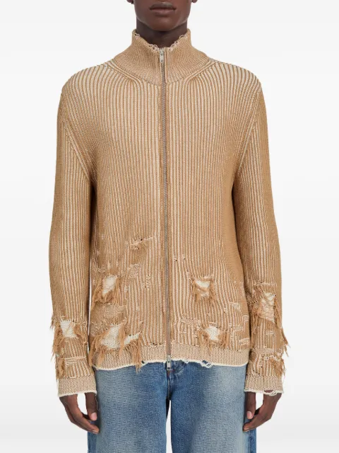 MM6 Maison Margiela ribbed knit cardigan