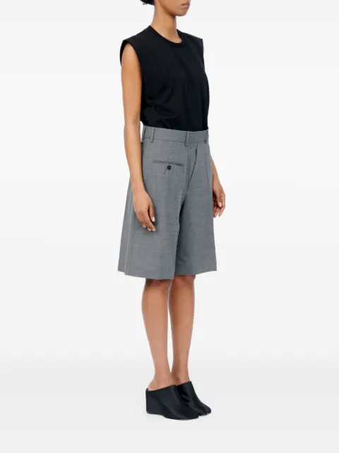 MM6 Maison Margiela button detail shorts