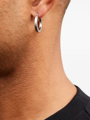 MM6 Maison Margiela Numeric フープピアス | シルバートーン