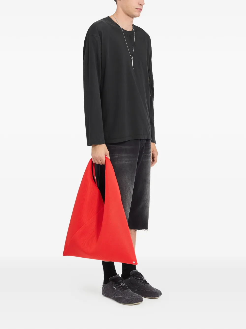 MM6 Maison Margiela T-shirt met lange mouwen Zwart