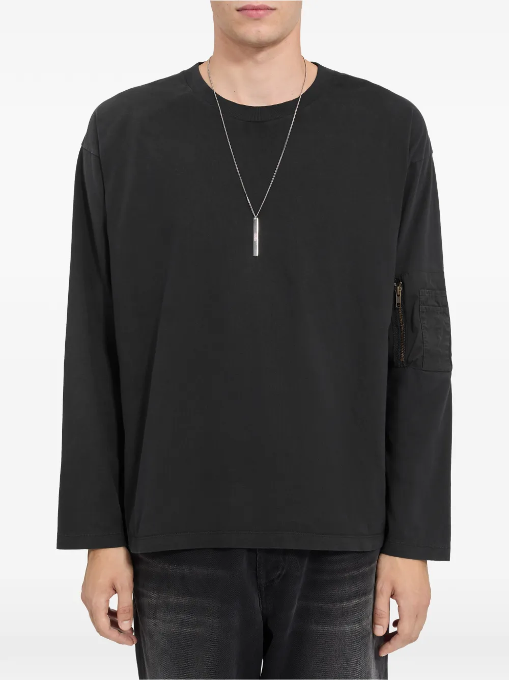 MM6 Maison Margiela T-shirt met lange mouwen Zwart