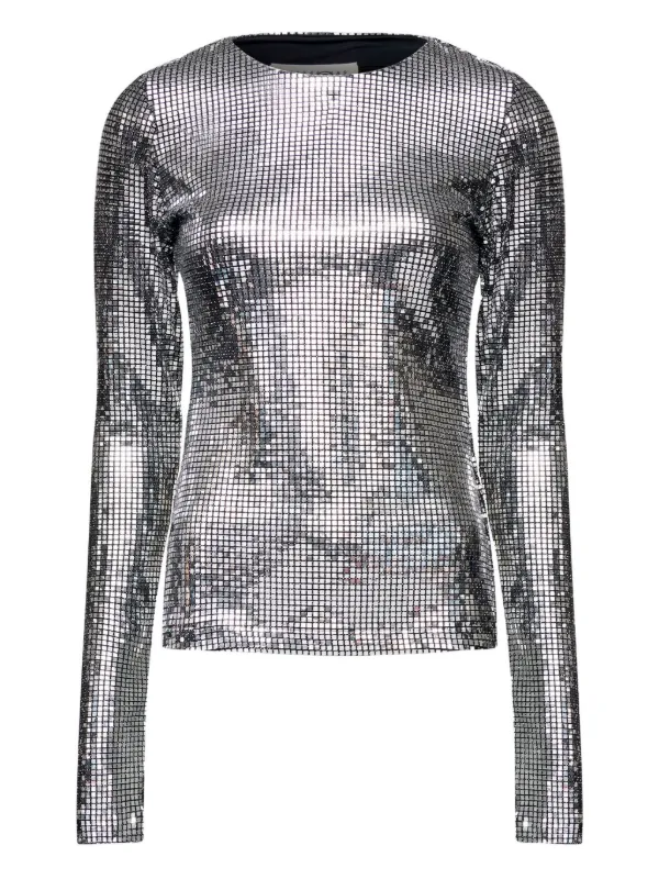 mm6 maison margiela Tシャツ　シルバー 32574491_62893220_600.jpg