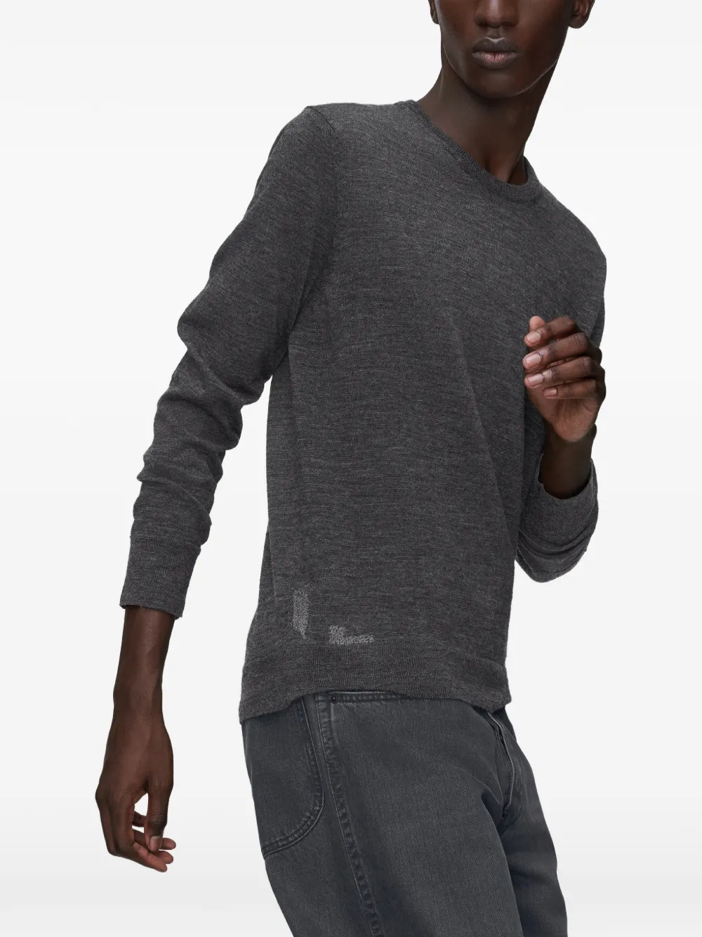 Maison Margiela Trui met ronde hals - Grijs