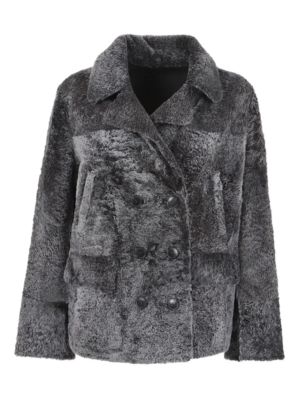 Salomon Double-breasted Jacket In Gray