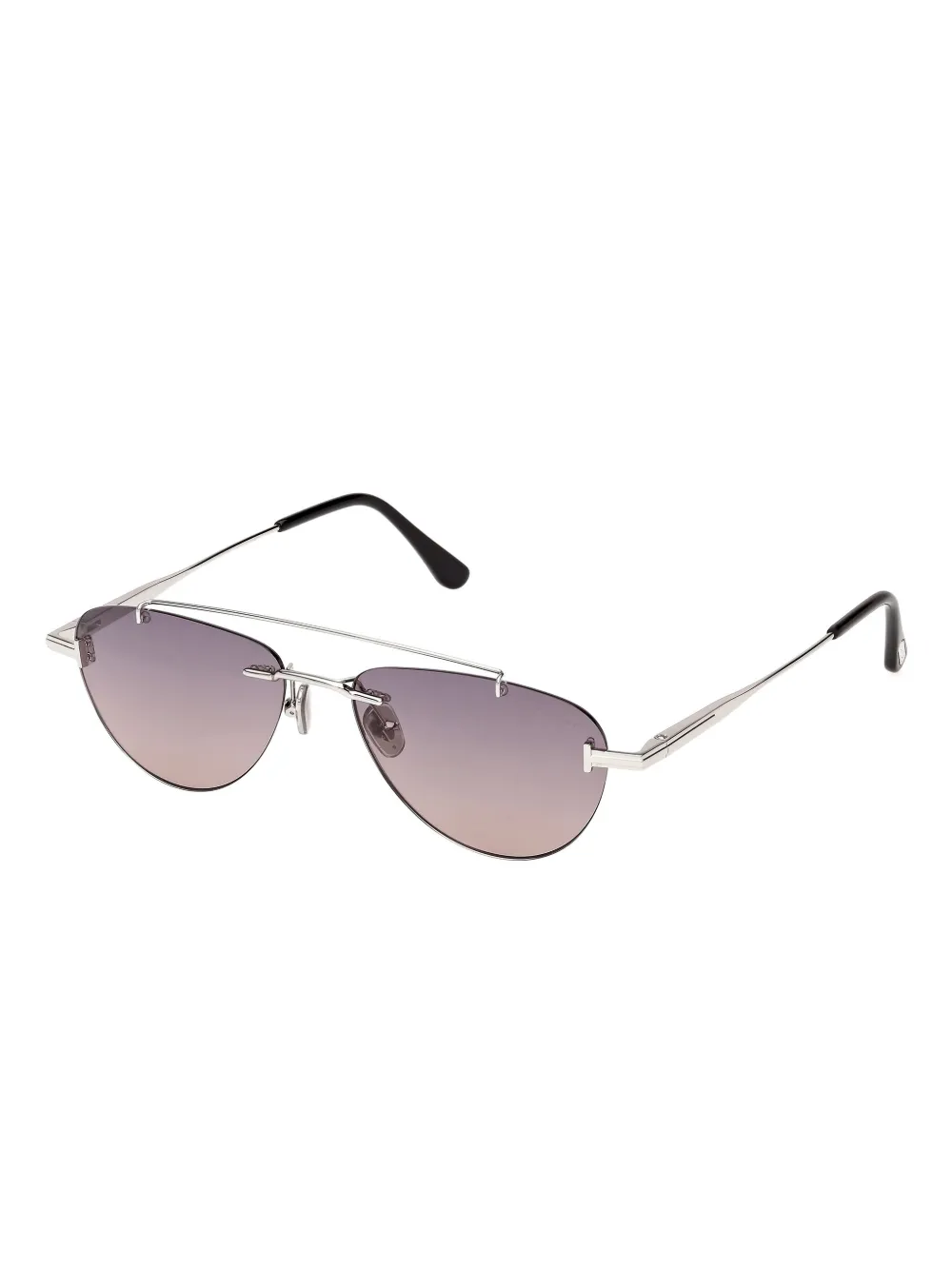 TOM FORD Eyewear browline sunglasses - Zilver
