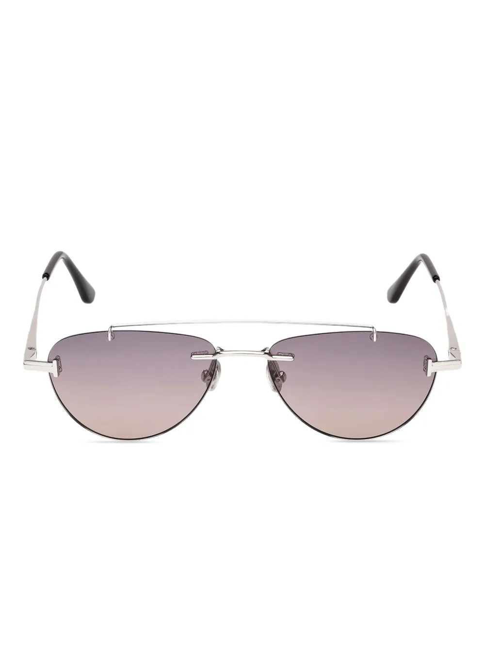 TOM FORD Eyewear lentes de sol con armazón browline | plateado | Image 1