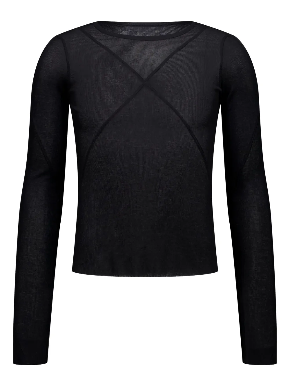 JORDANLUCA Blues long-sleeve top | Black | Image 1