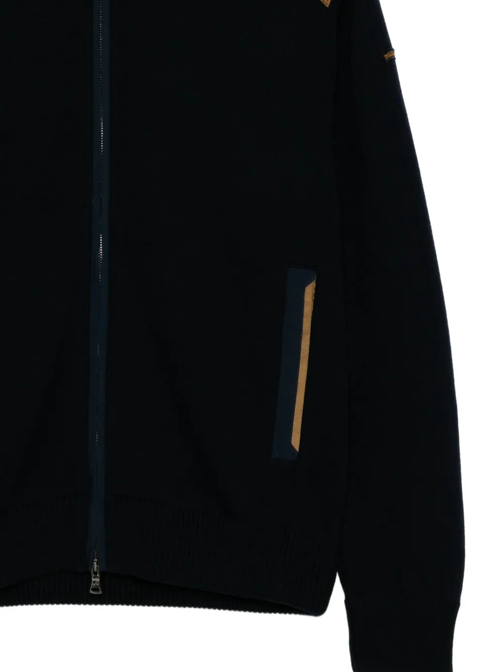 Paul & Shark Wollen vest met rits Blauw