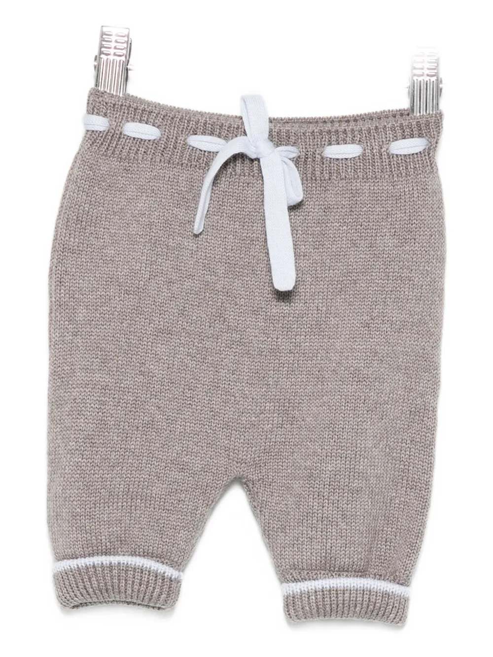 Little Bear Pantaloni in maglia con coulisse - Grigio