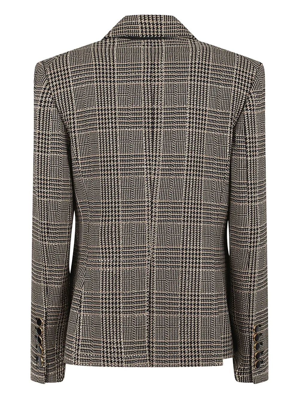 Veronica Beard Checked Blazer In Animal Print