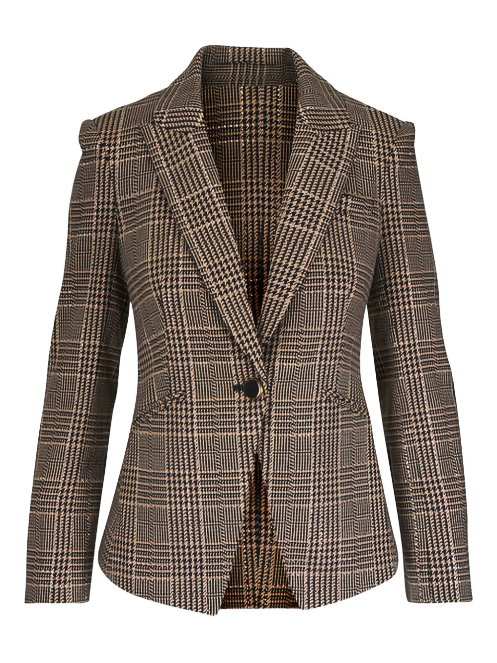 Veronica Beard checked blazer - Toni neutri