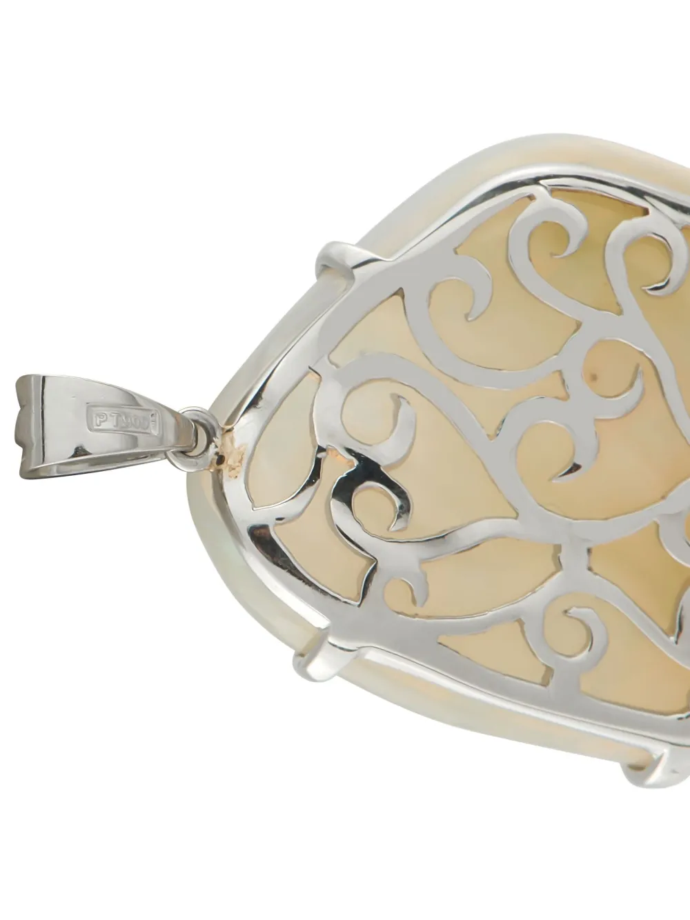 Pre-owned Lb Exclusive Platinum Opal Pendant In Neutral