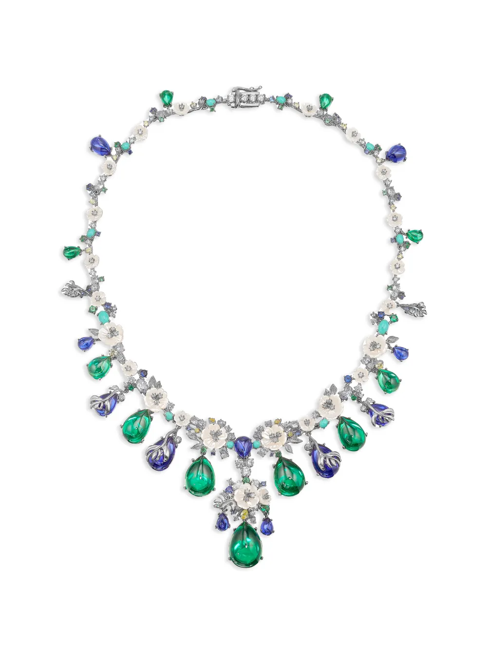 Anabela Chan Collana Paradise con pietre - Argento