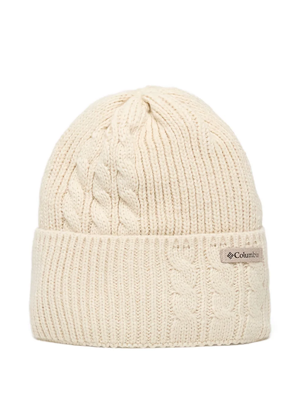 Columbia Agate Pass Cable-knit Beanie Hat In Neutral