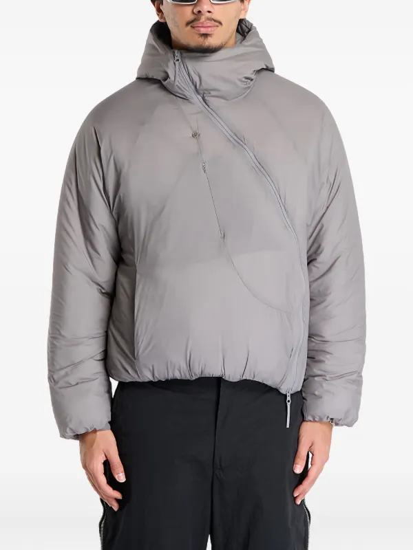 Post Archive Faction Air Hooded Jacket | Grey | FARFETCH JO