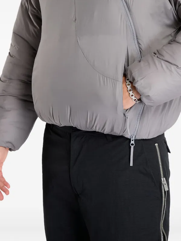 Post Archive Faction Air Hooded Jacket | Grey | FARFETCH JO