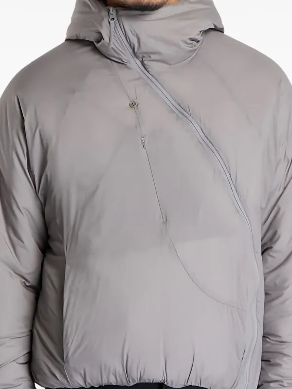Post Archive Faction Air Hooded Jacket | Grey | FARFETCH JO