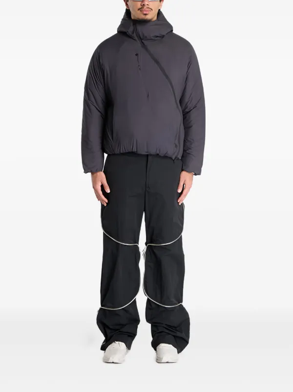 Post Archive Faction Air Hooded Jacket | Black | FARFETCH SG