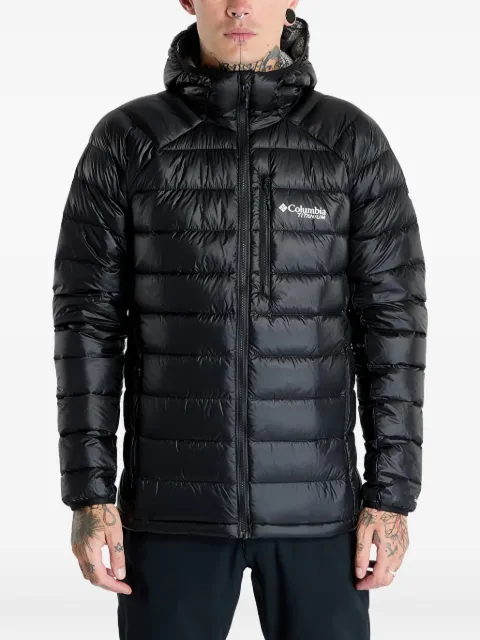 Columbia logo-print padded jacket