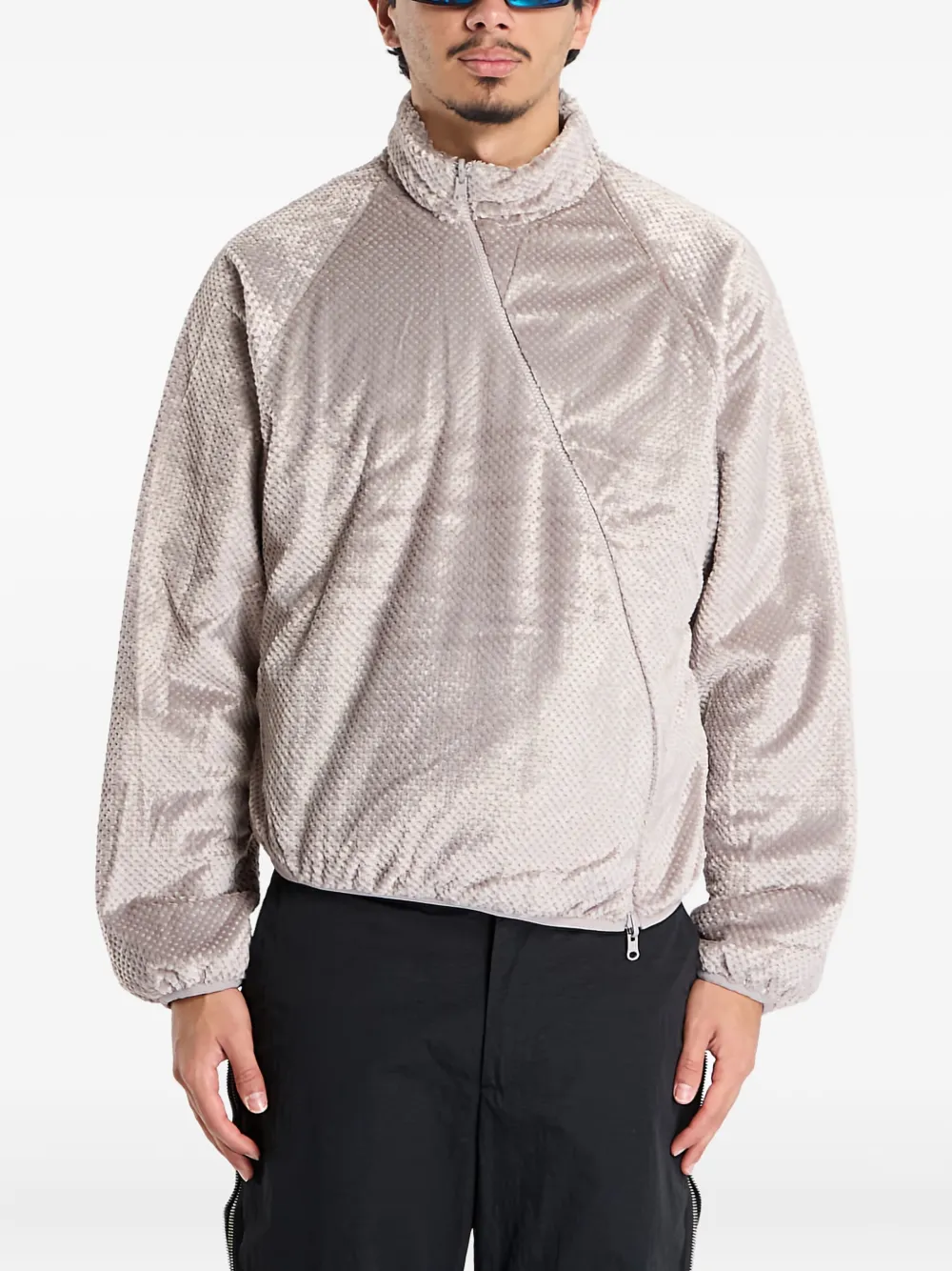Post Archive Faction River Asymmetric-zip Jacket In Multi
