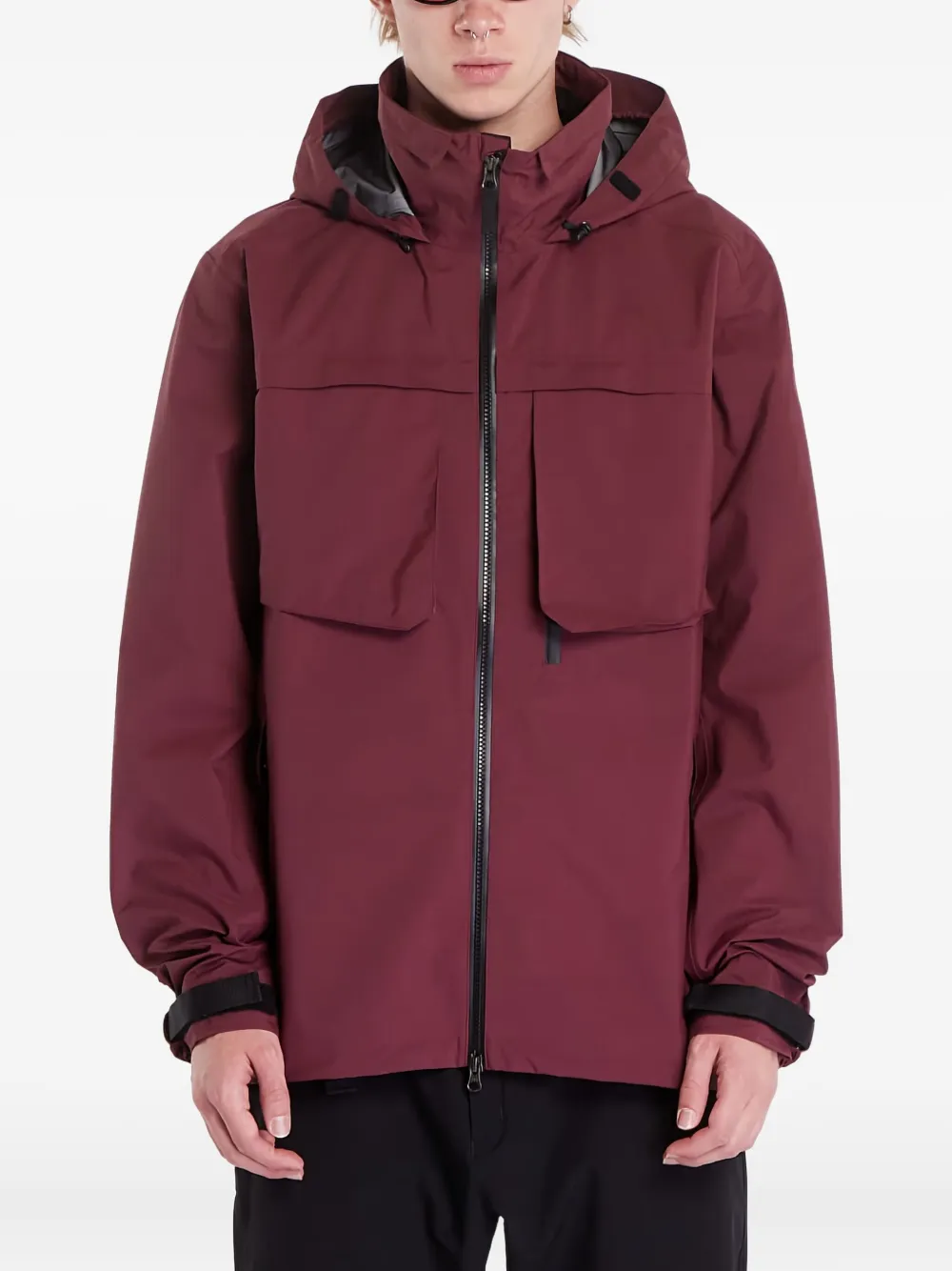 Poutnik By Tilak Caw Flap-pocket Jacket In Red
