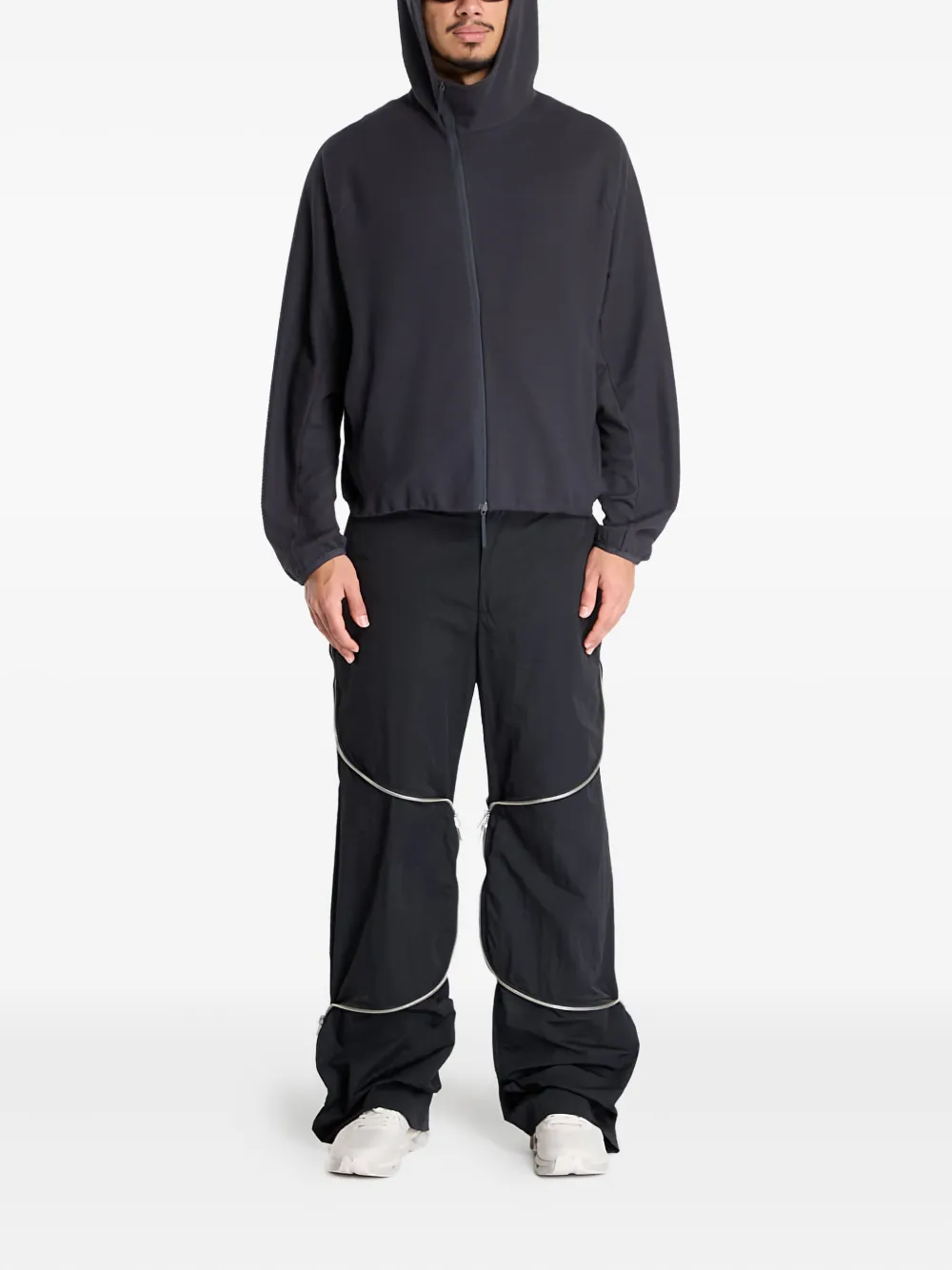 Post Archive Faction Logo-detail Jacket In Gray