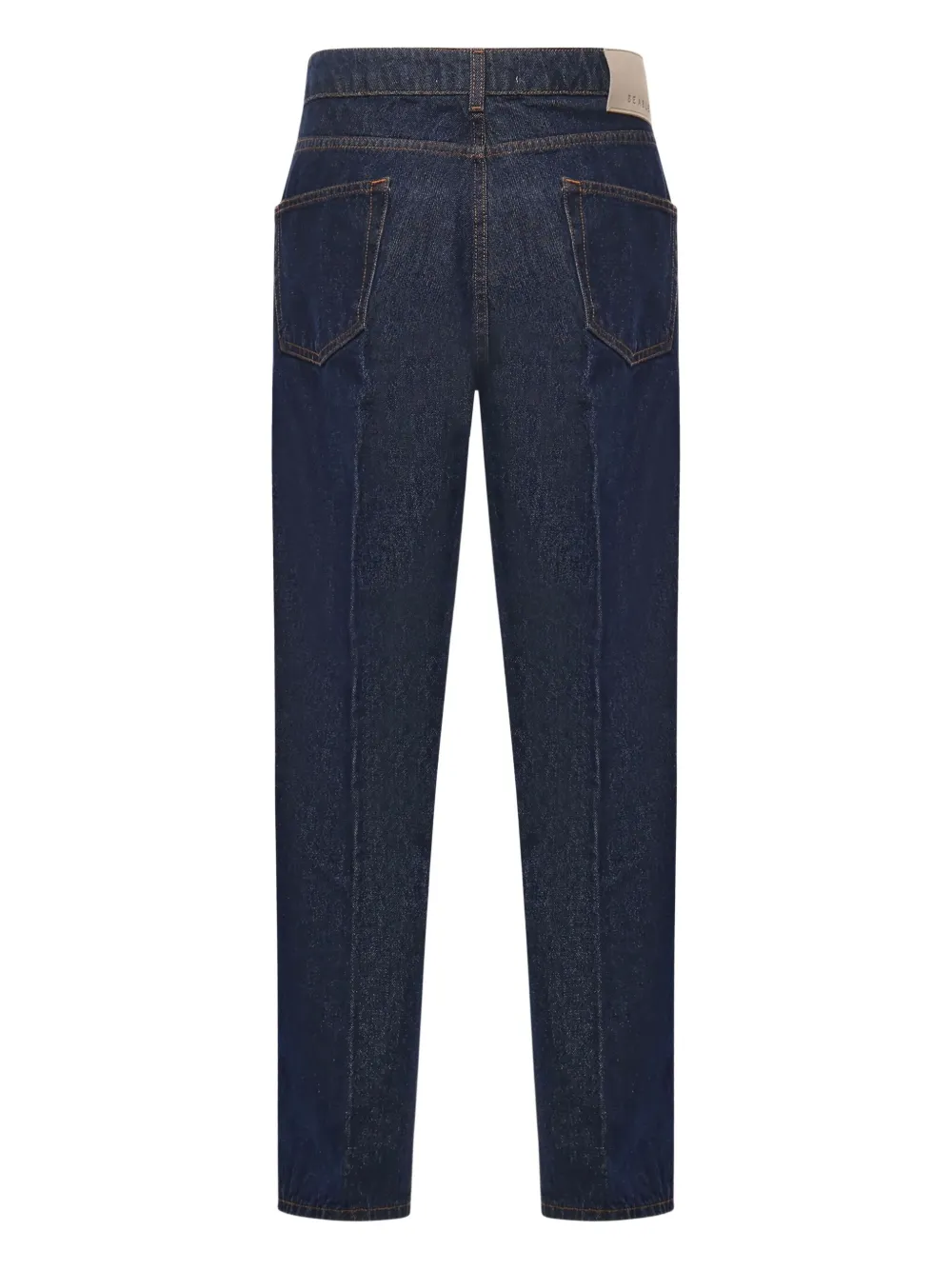 BE ABLE Leonardo Shorter pleated jeans - Blauw