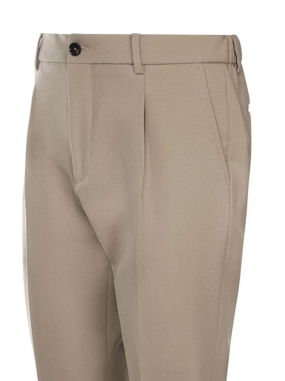 BE ABLE Geplooide broek Beige