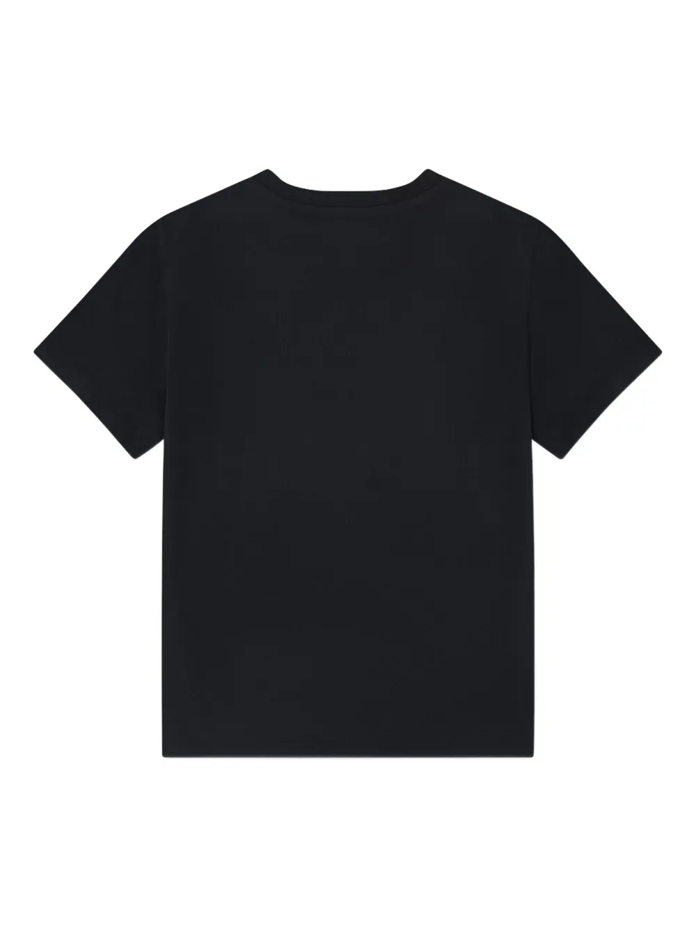 Lacoste Logo Crew-neck T-shirt In Black