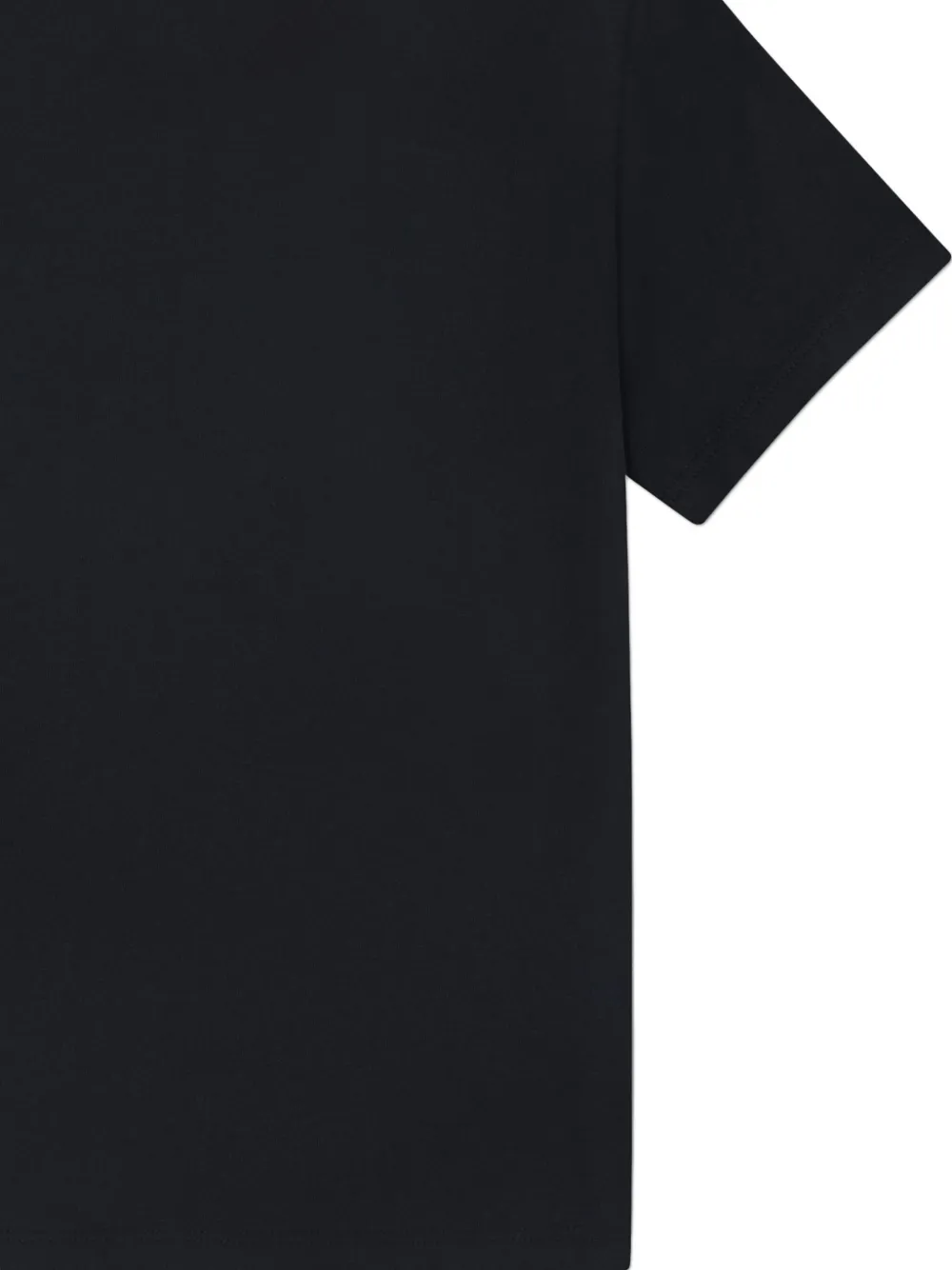 Lacoste Logo Crew-neck T-shirt In Black