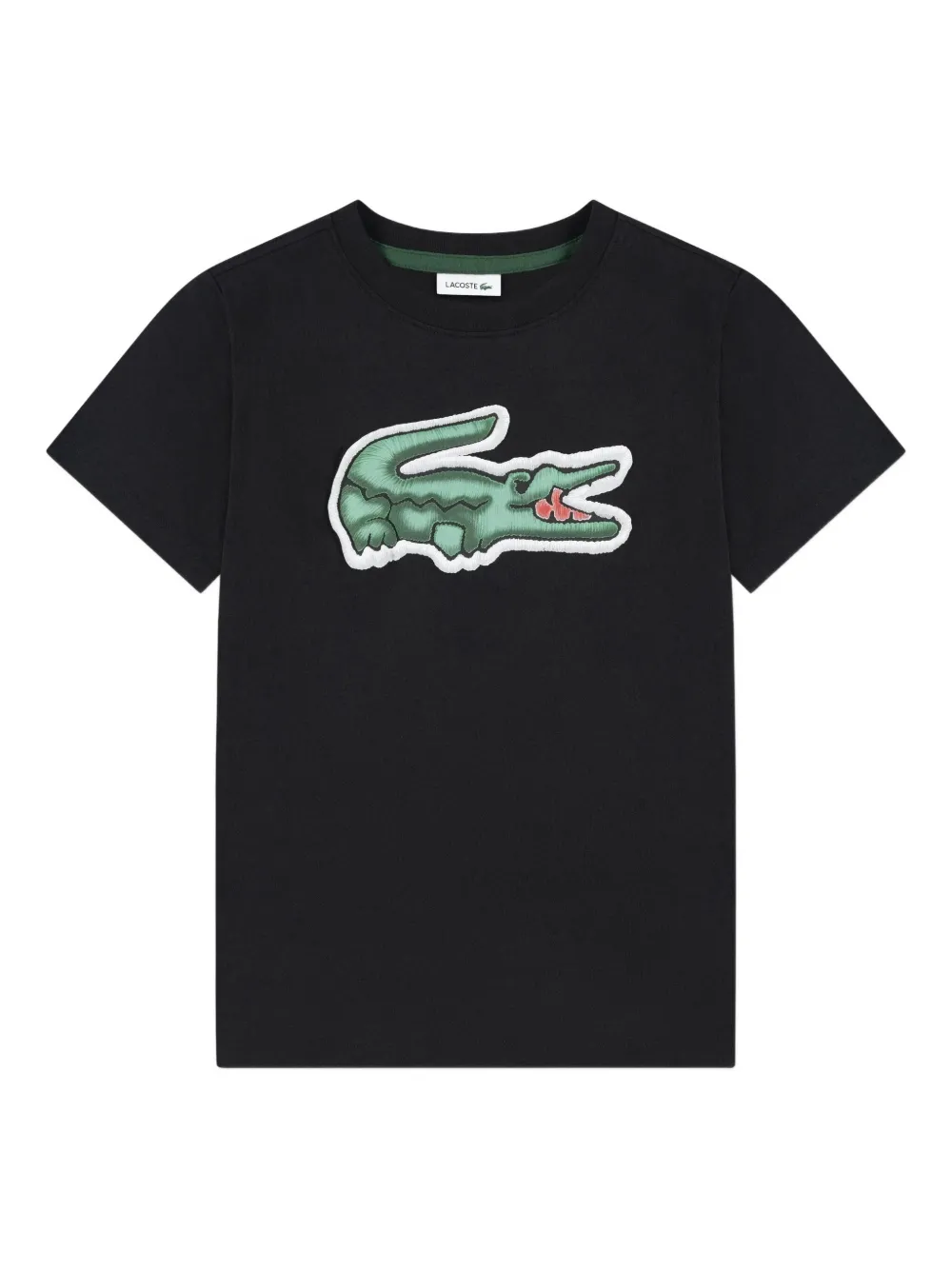 Lacoste T-shirt Kids Color Black In Black