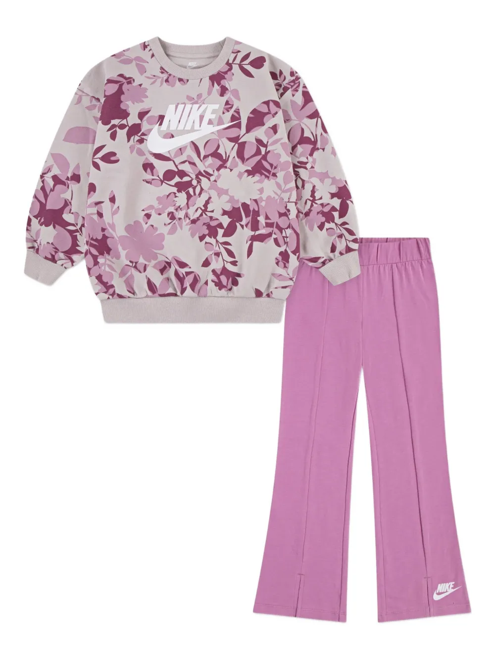 Nike Kids split-hem tracksuit - Rosa