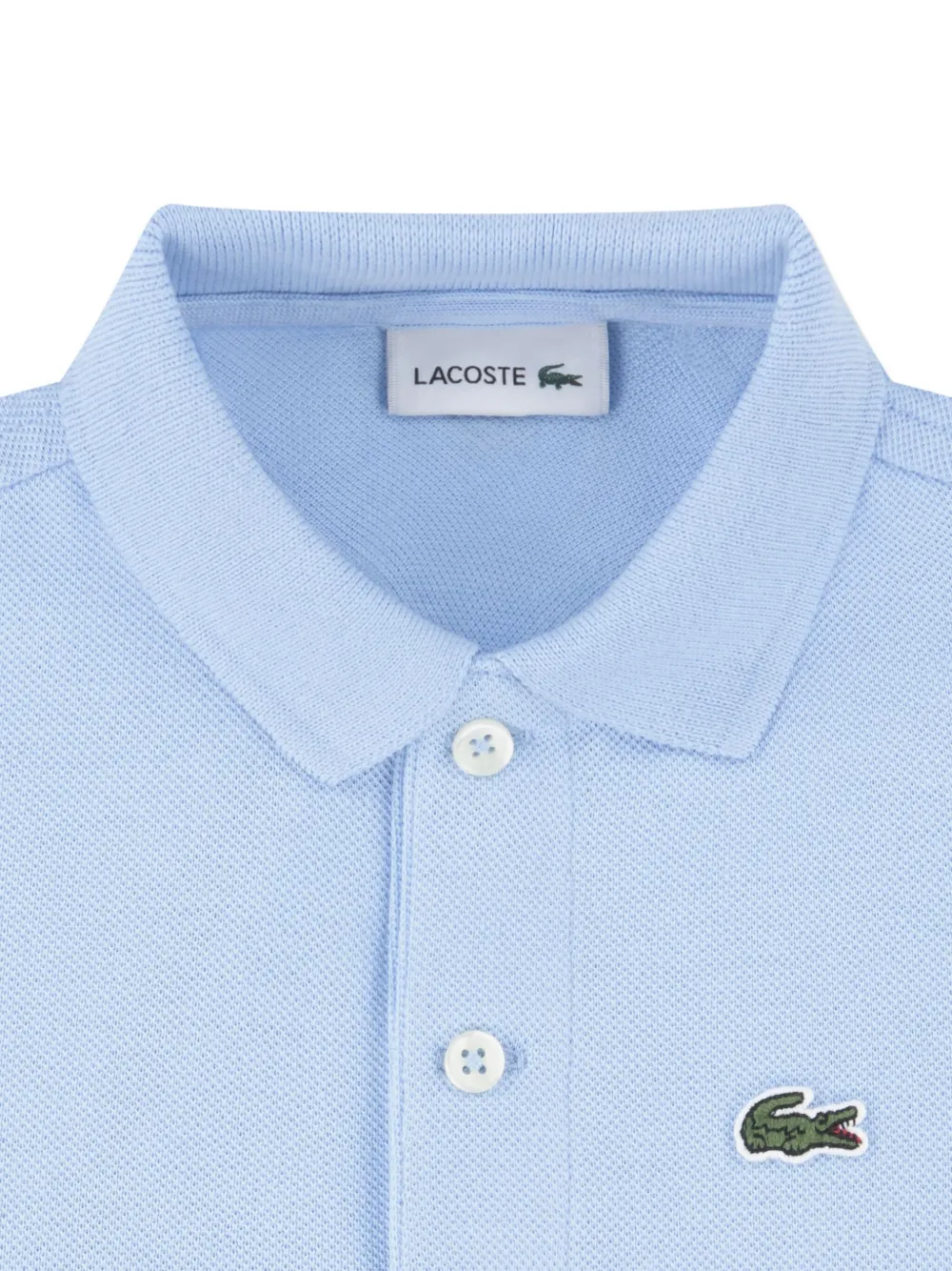 Lacoste Boys Petit Pique Polo Shirt In Blue