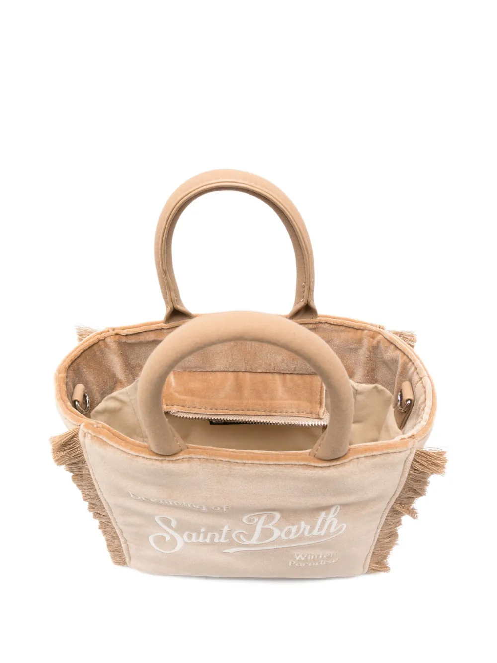 Mc2 Saint Barth Mini Vanity Tote Bag In Neutral