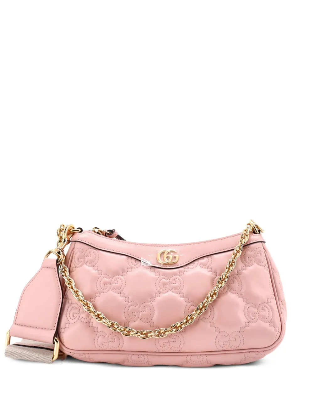 Gucci Pre-Owned Zip GG Embossed Matelasse Leather Mini shoulder bag -