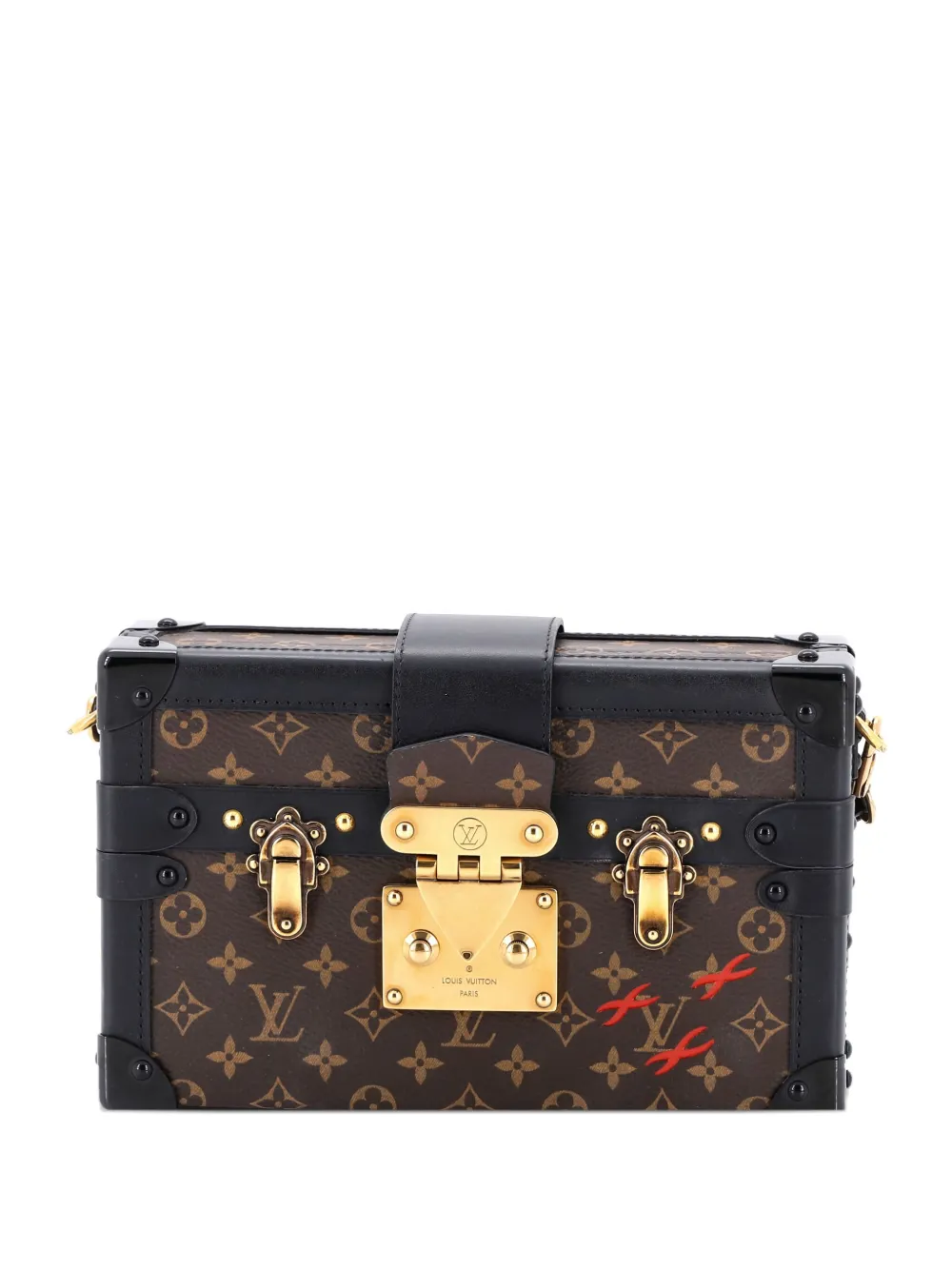 Louis Vuitton Pre-Owned Petite Malle Handbag Monogram Canvas clutch Louis Vuitton Pre-Owned Petite Malle Handbag Monogram Canvas clutch