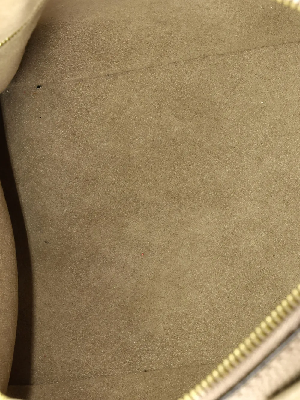 Pre-owned Louis Vuitton Speedy Bandouliere Bag Monogram Empreinte Giant 25 Satchel In Neutral