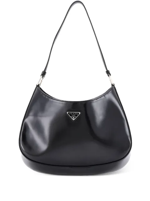 Prada Pre-Owned Cleo Shoulder Bag Spazzolato Leather Medium hobo bag