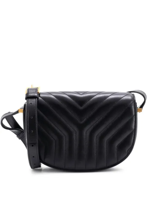 Saint Laurent Pre-Owned Joan Matelasse Chevron Leather Small satchel