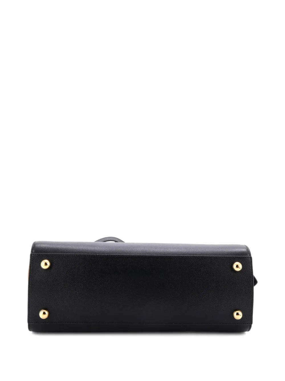 Banwell Leather And House Check Canvas Small Tote Bag