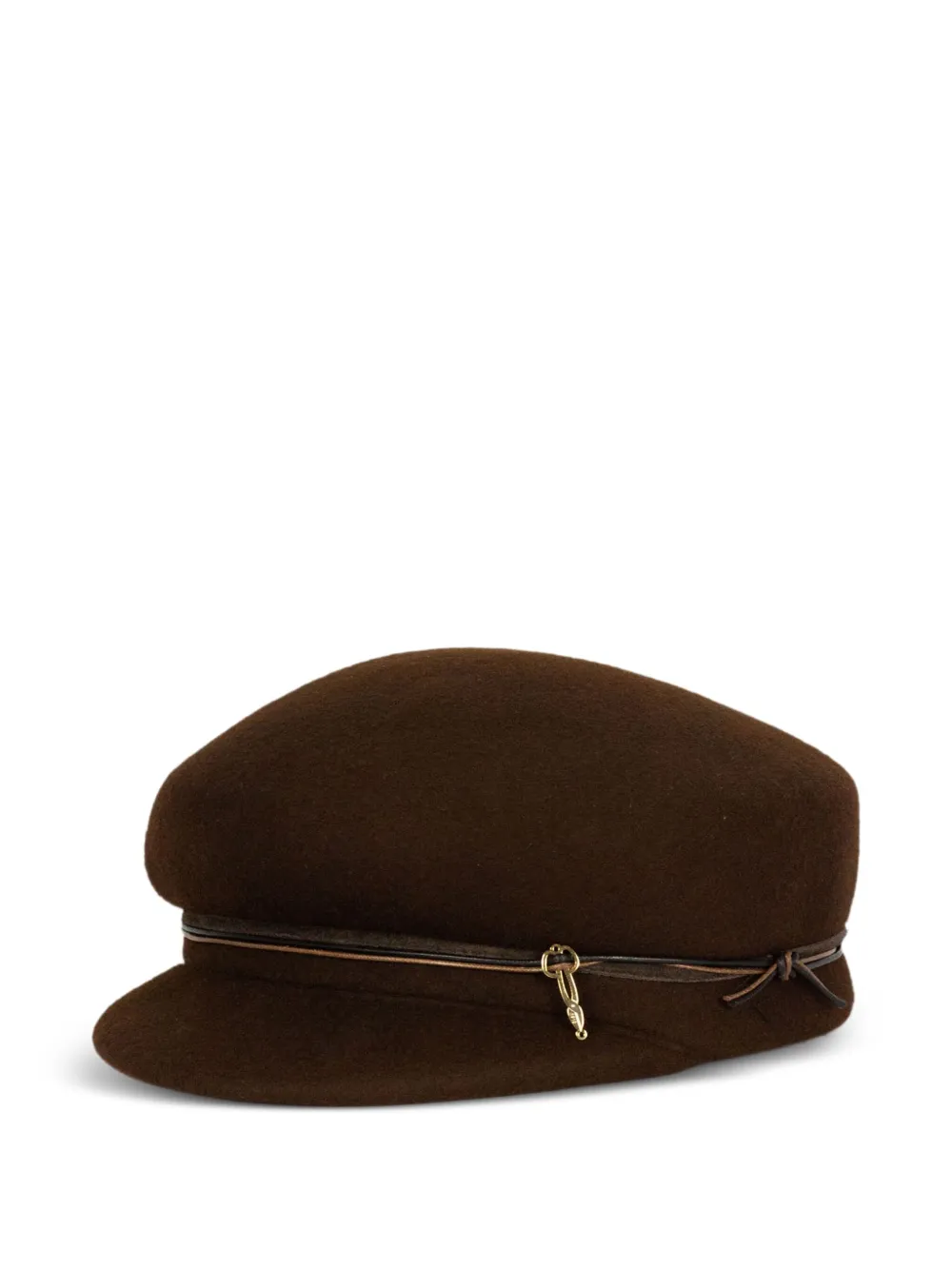 catarzi Lisbona baker boy cap | Brown | Image 1