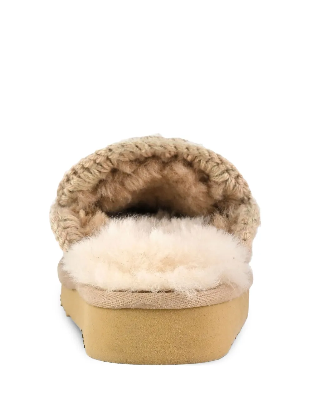 Mou Eskimo suède slippers Beige
