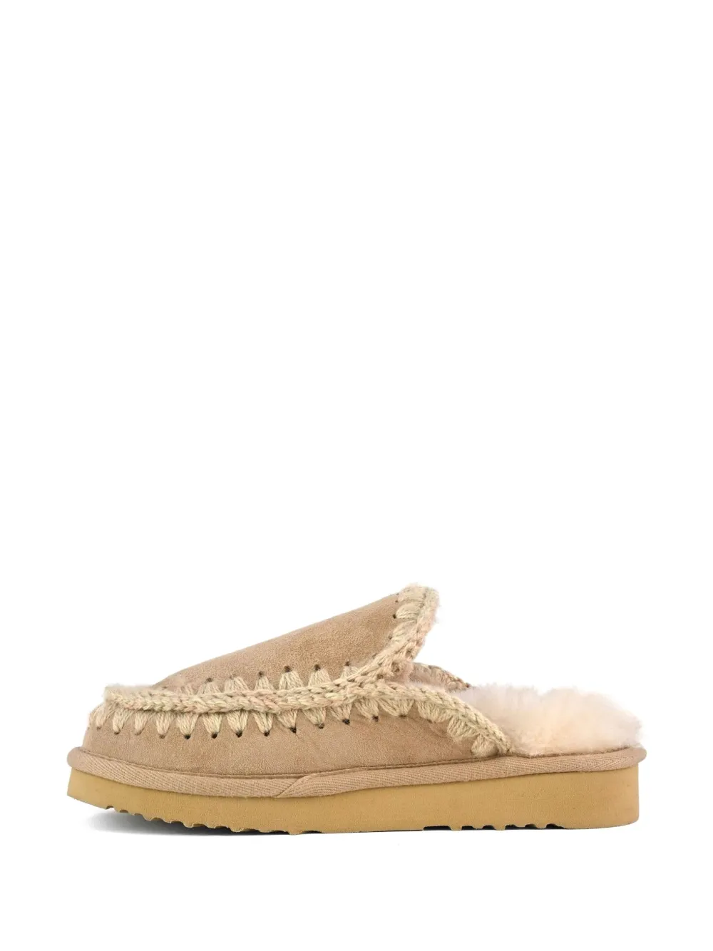 Mou Eskimo suède slippers Beige