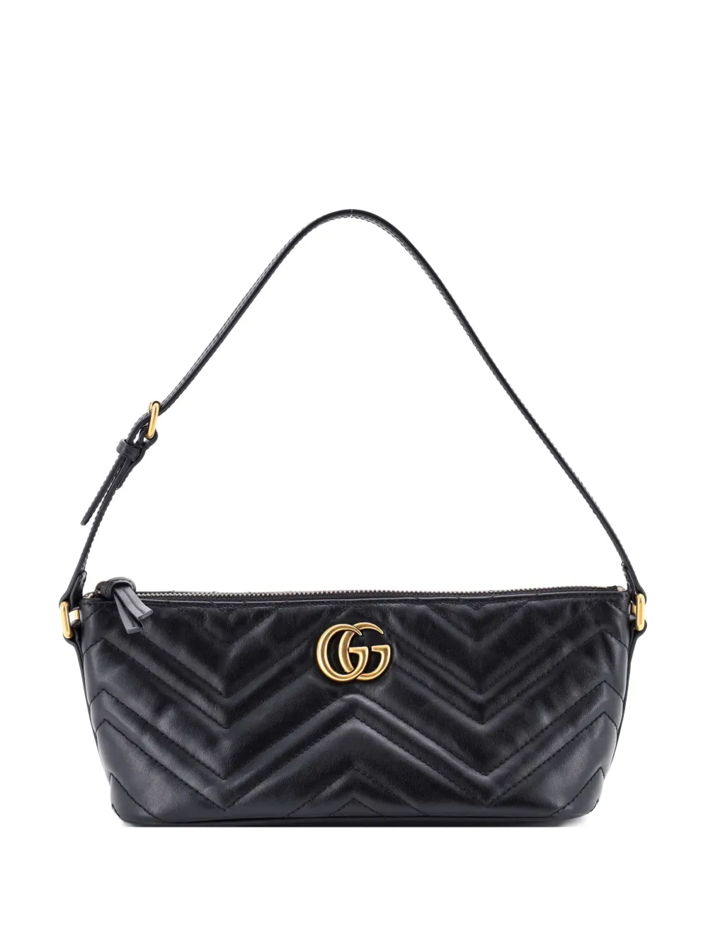 Gucci Pre-Owned GG Marmont Pochette Shoulder Bag Matelasse Leather Gucci Pre-Owned GG Marmont Pochette Shoulder Bag Matelasse Leather